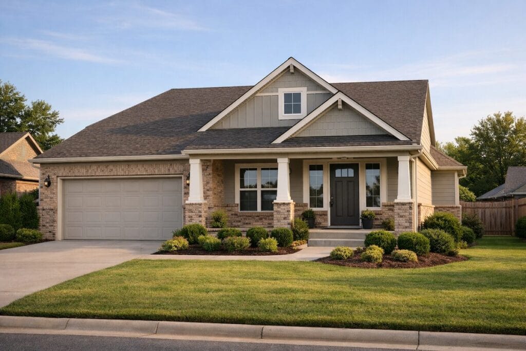 Well-maintained Tulsa-area single-family home representing how long does it take to sell a home in Tulsa