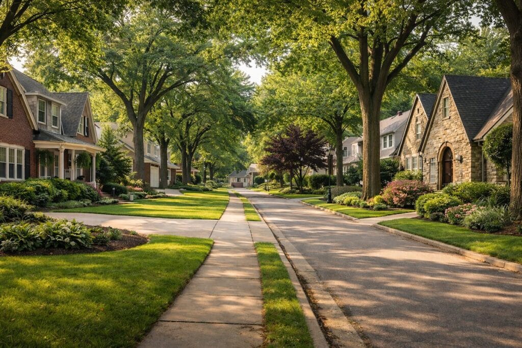 Established Tulsa neighborhood with mature trees and resale homes
