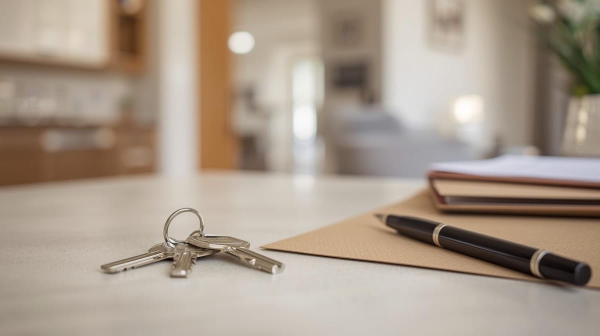 Home buying commandments illustrated by house keys and closing documents symbolizing a successful home closing