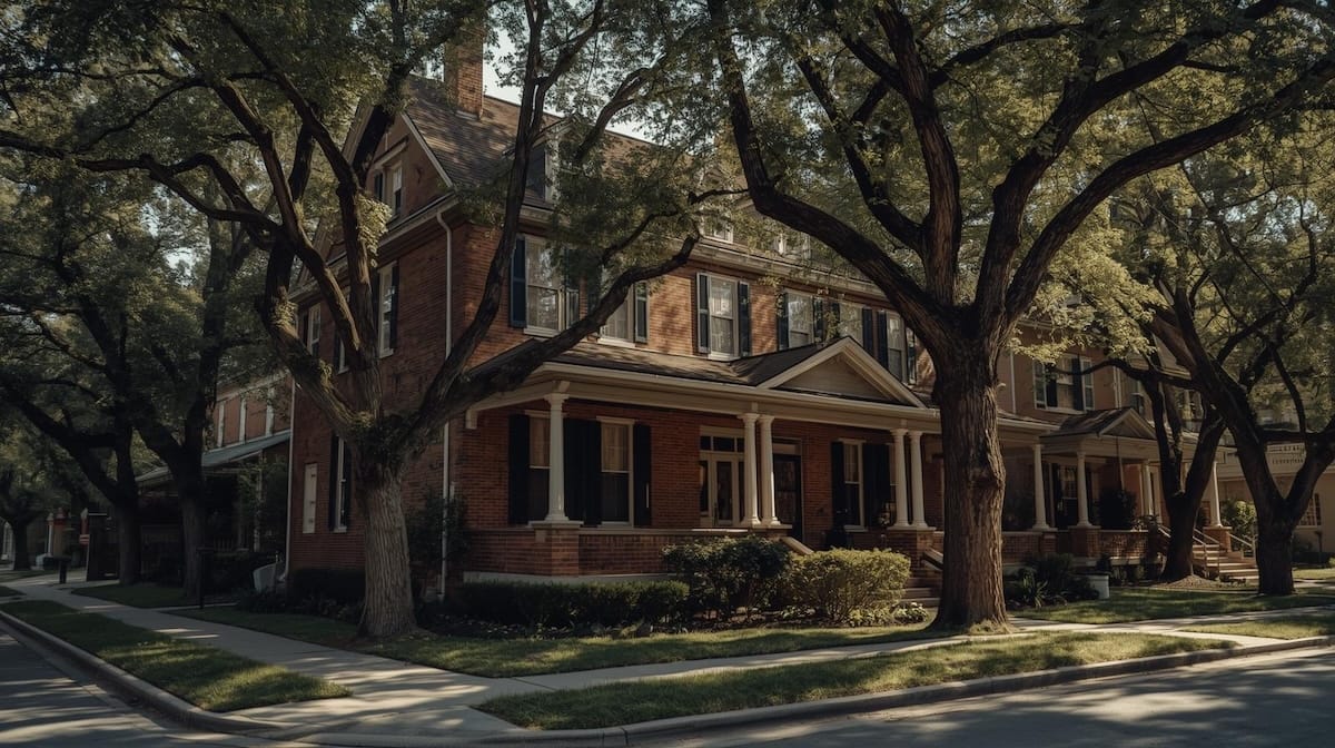 Charming older brick home on a tree-lined street in Midtown Tulsa.