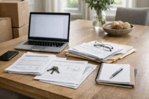 Tulsa utility setup planning scene inside a Tulsa home before closing