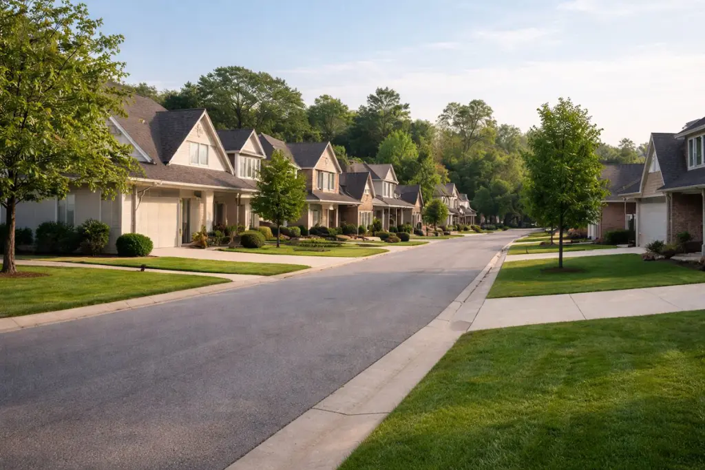 Tulsa suburban neighborhood representing move-up buyers planning to buy a home without selling first in Tulsa