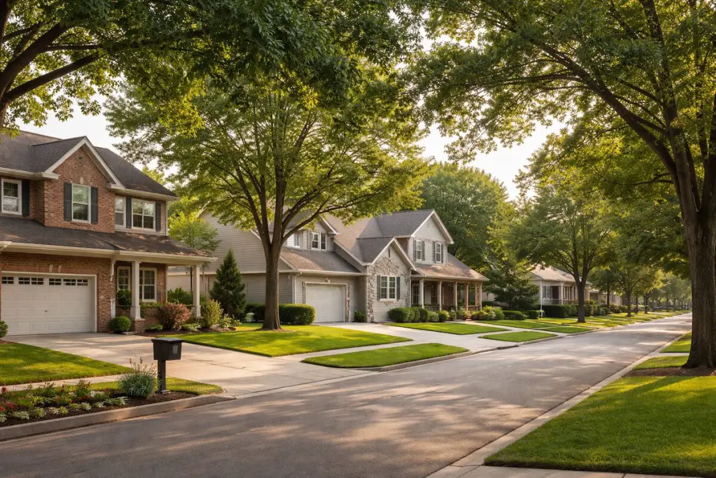 Tulsa suburban neighborhood representing move-up buyers in Tulsa