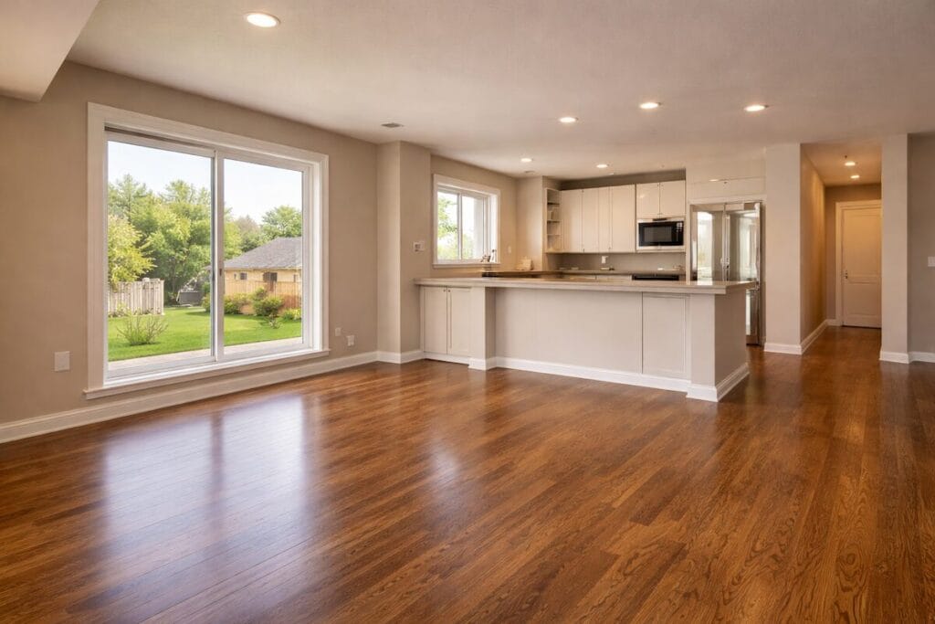 Vacant Tulsa-area home interior prepared for sale