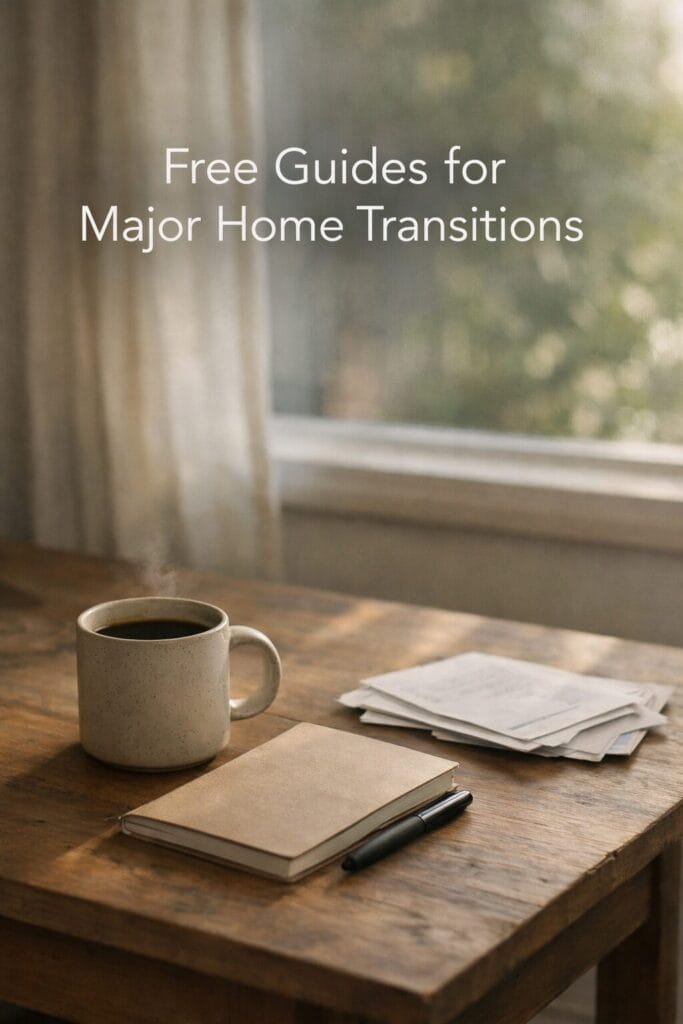 Free guides for major home transitions including downsizing, probate, and selling options