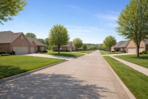 Belle Trace at Battle Creek homes for sale in Broken Arrow OK featuring traditional brick homes and three-car garages