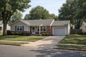 Probate home sale in Oklahoma involving a single-family home in a Tulsa-area neighborhood