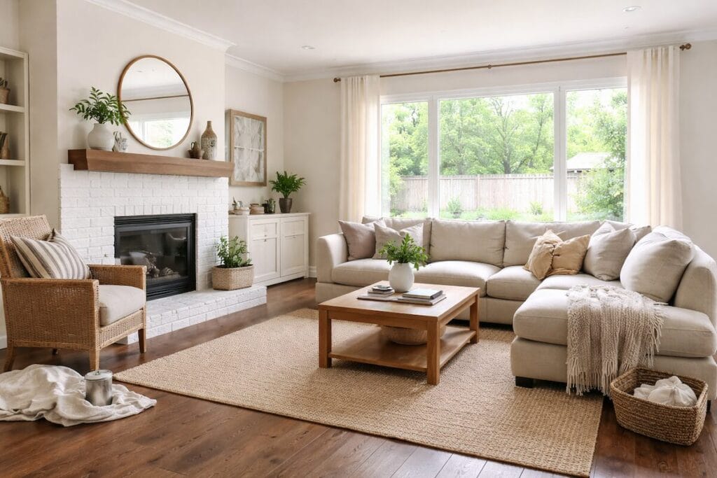 Interior of a Tulsa home being prepared for sale