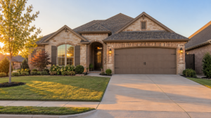 Single-level lock-and-leave home representing downsizing vs right-sizing Tulsa homeowners