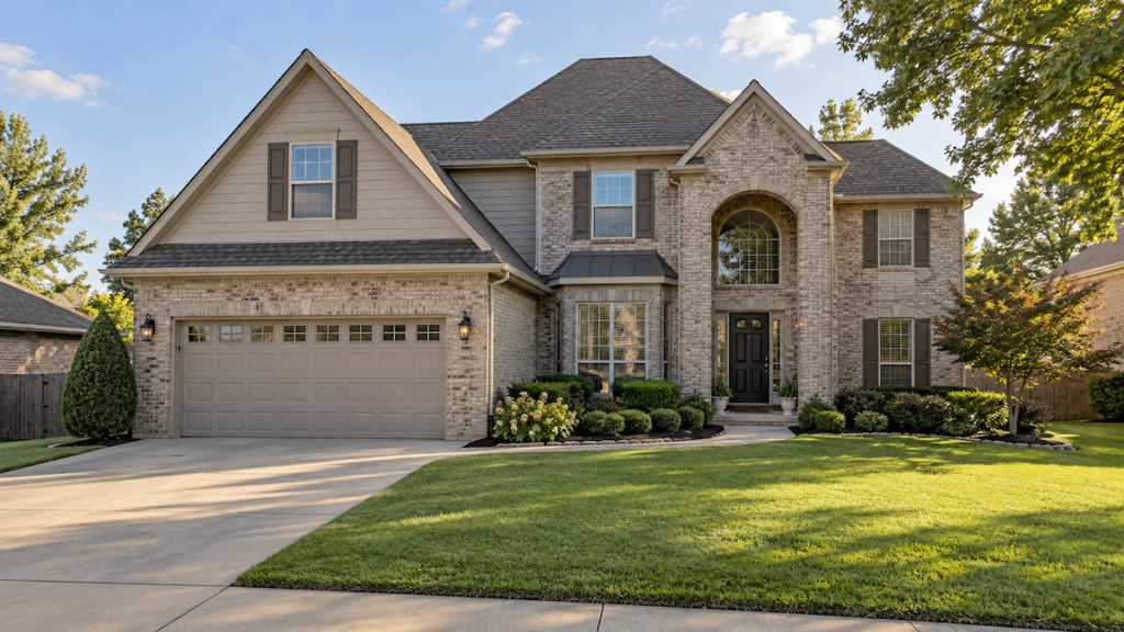 Move-up home exterior in Broken Arrow representing the decision to give up your low mortgage rate to move